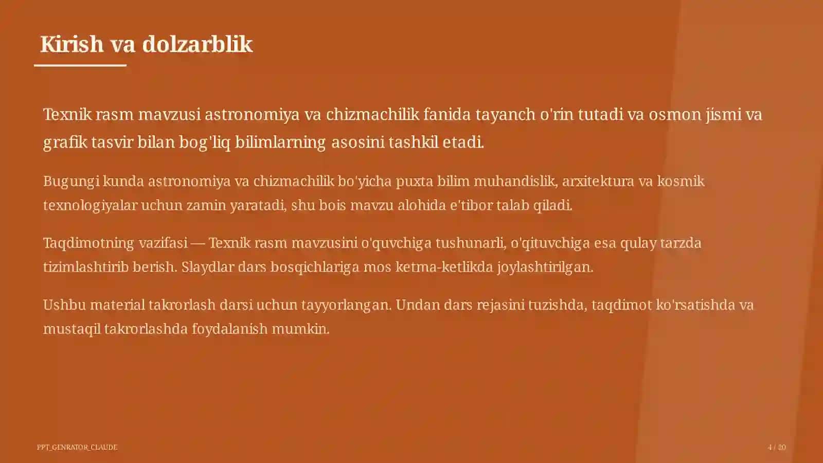 Texnik rasm (8-sinf) 4