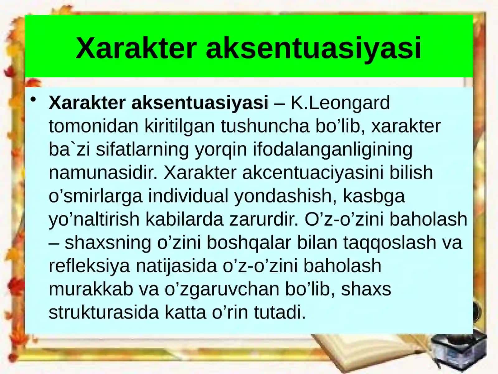 O`smirlikdavri 4