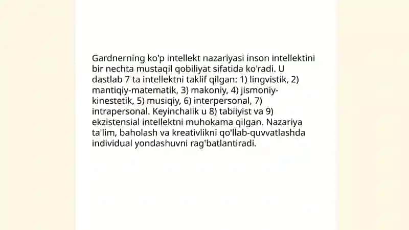 Psixologiya fanidan slayd 4