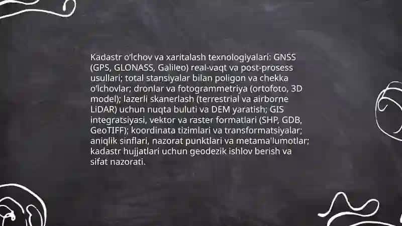 Yer uchastkalarining xisobini yaratish va yuritish 4