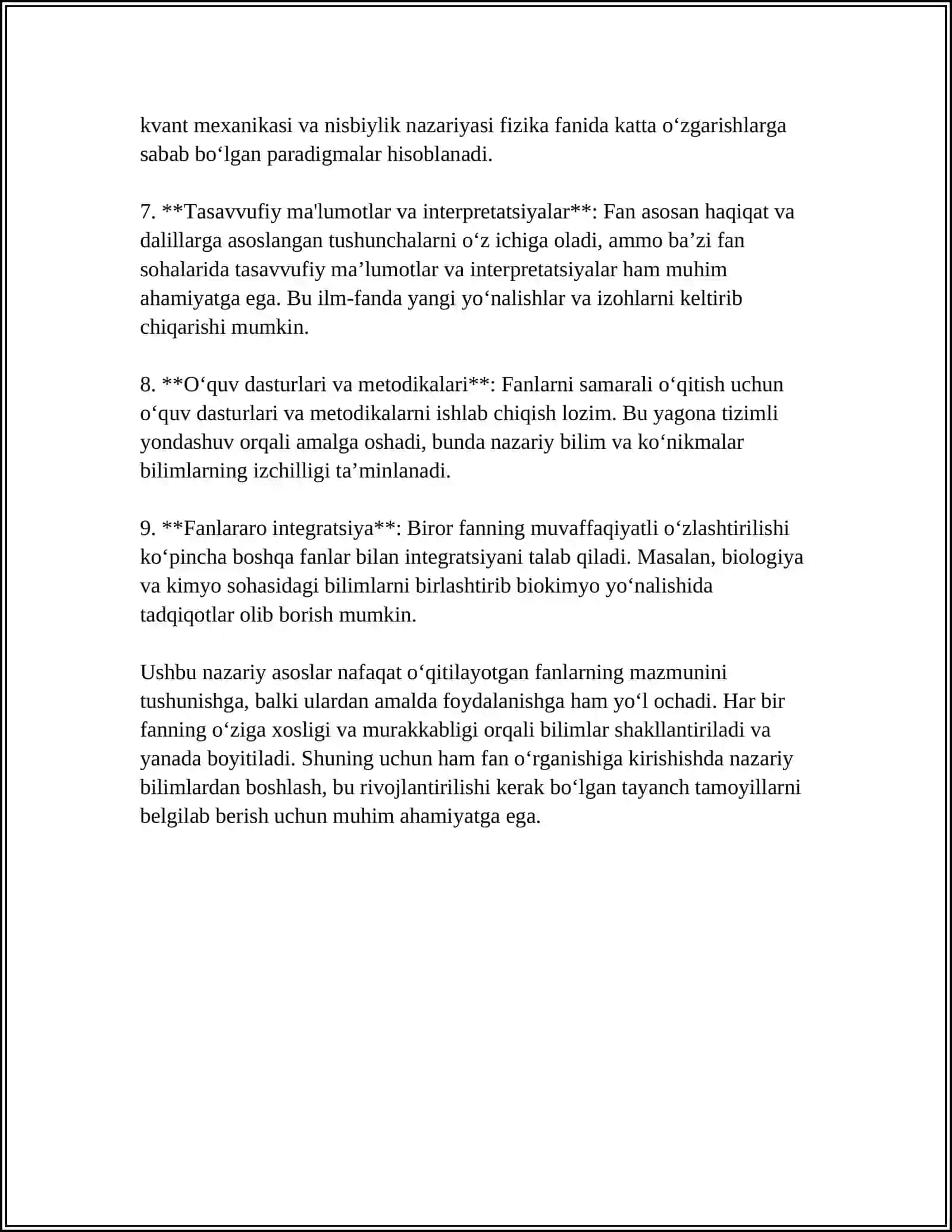 FANNI O'RGANISHNING NAZARIY USLUBIY ASOSLARI 4