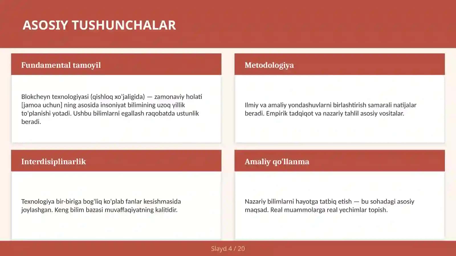 Blokcheyn Texnologiyasi (Qishloq xo'jaligida) - Zamonaviy holati [Jamoa uchun] 4