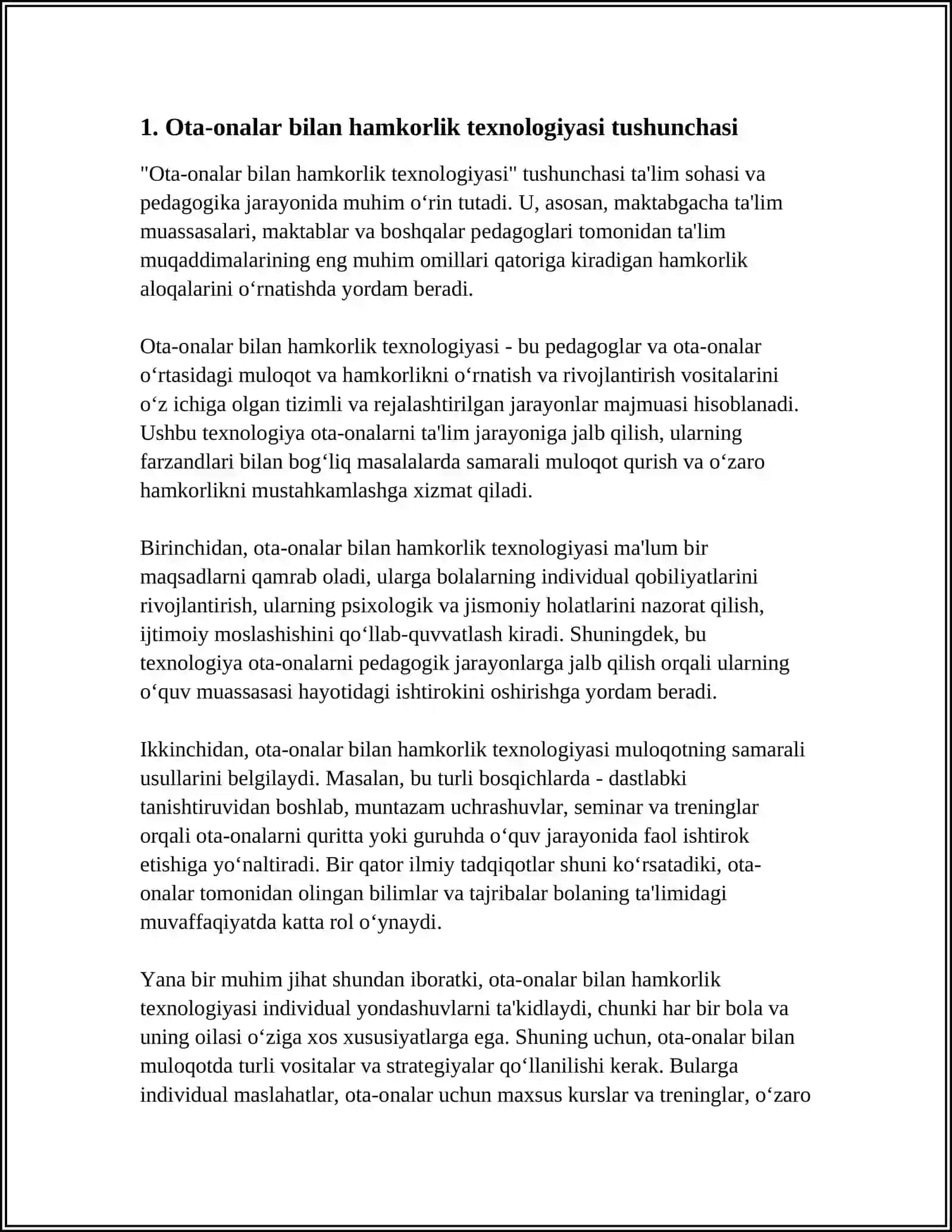G'ARB VA SHARQ MUTAFAKKIRLARI MANBALARIDA OTA ONALAR BILAN HAMKORLIK TEXNOLOGIYASI FANLARING RIVOJI 4