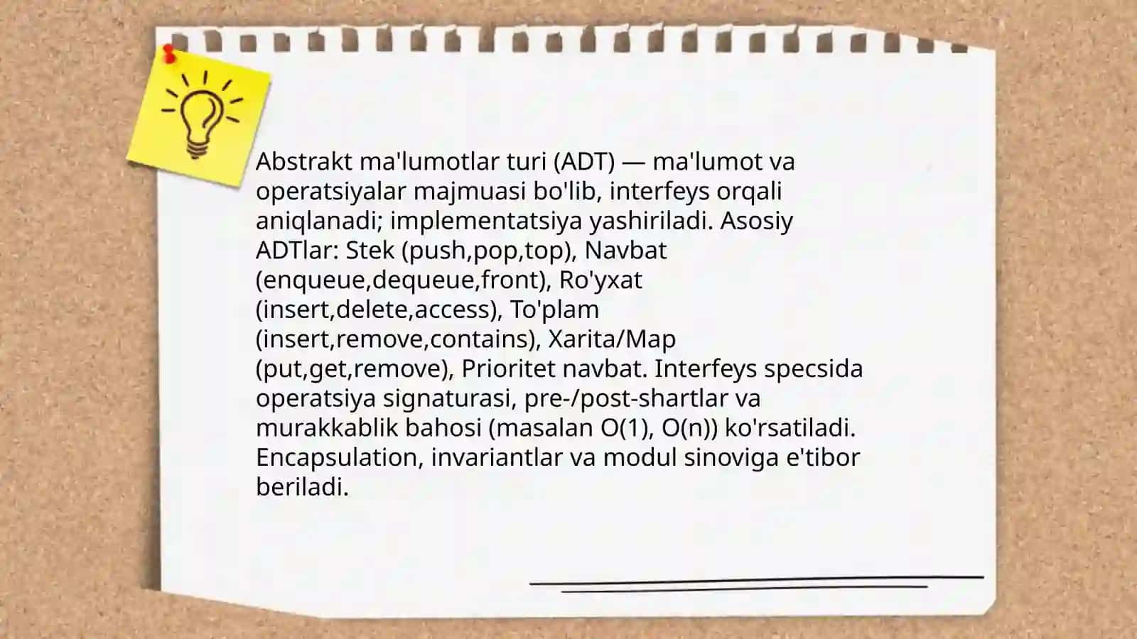 Ma'lumotlar tuzilmasi klassifikatsiya va asosiy tushunchalar 4