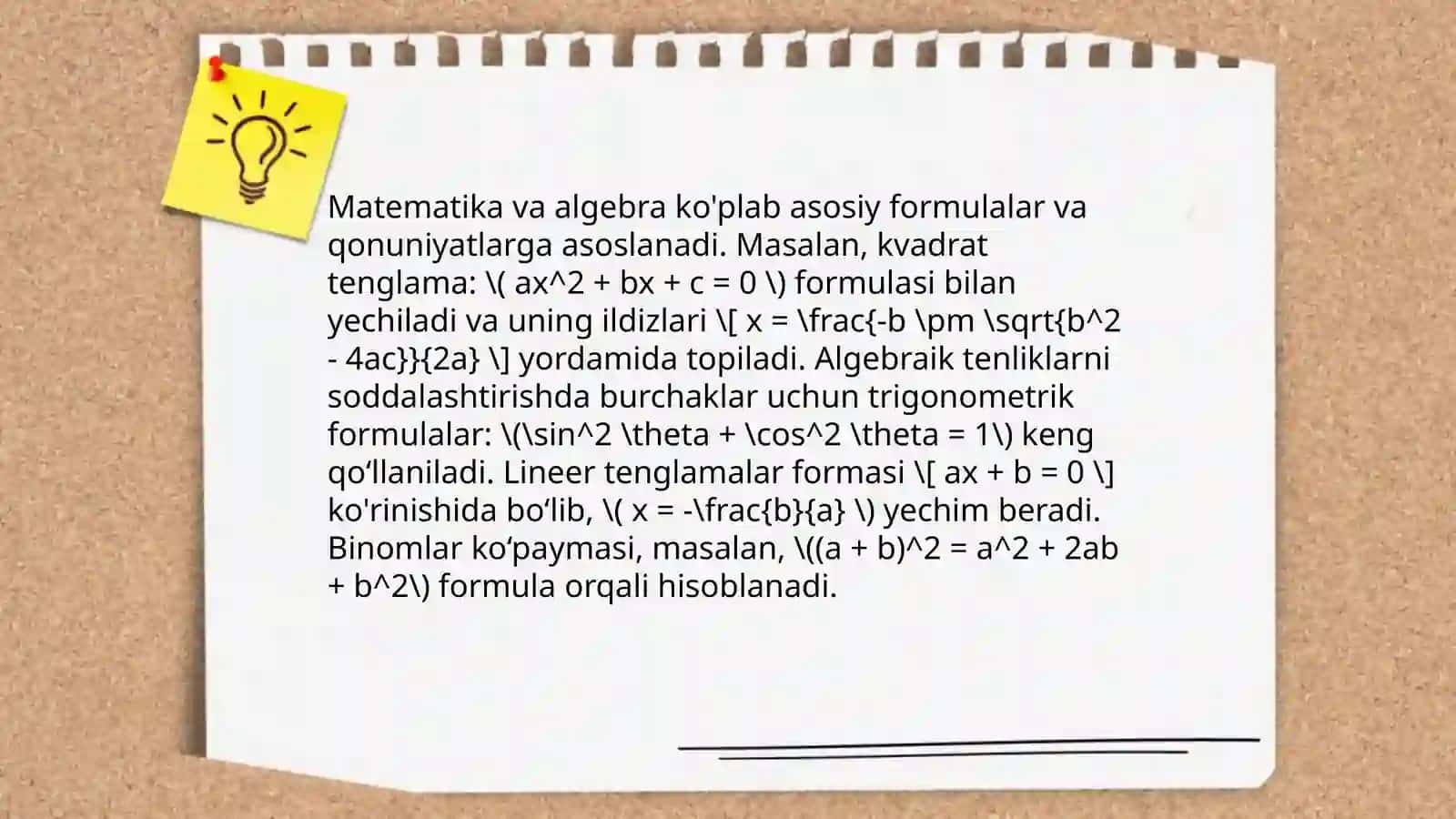 Formulalar va funksiyalar hamda ulardan foydalanish 4