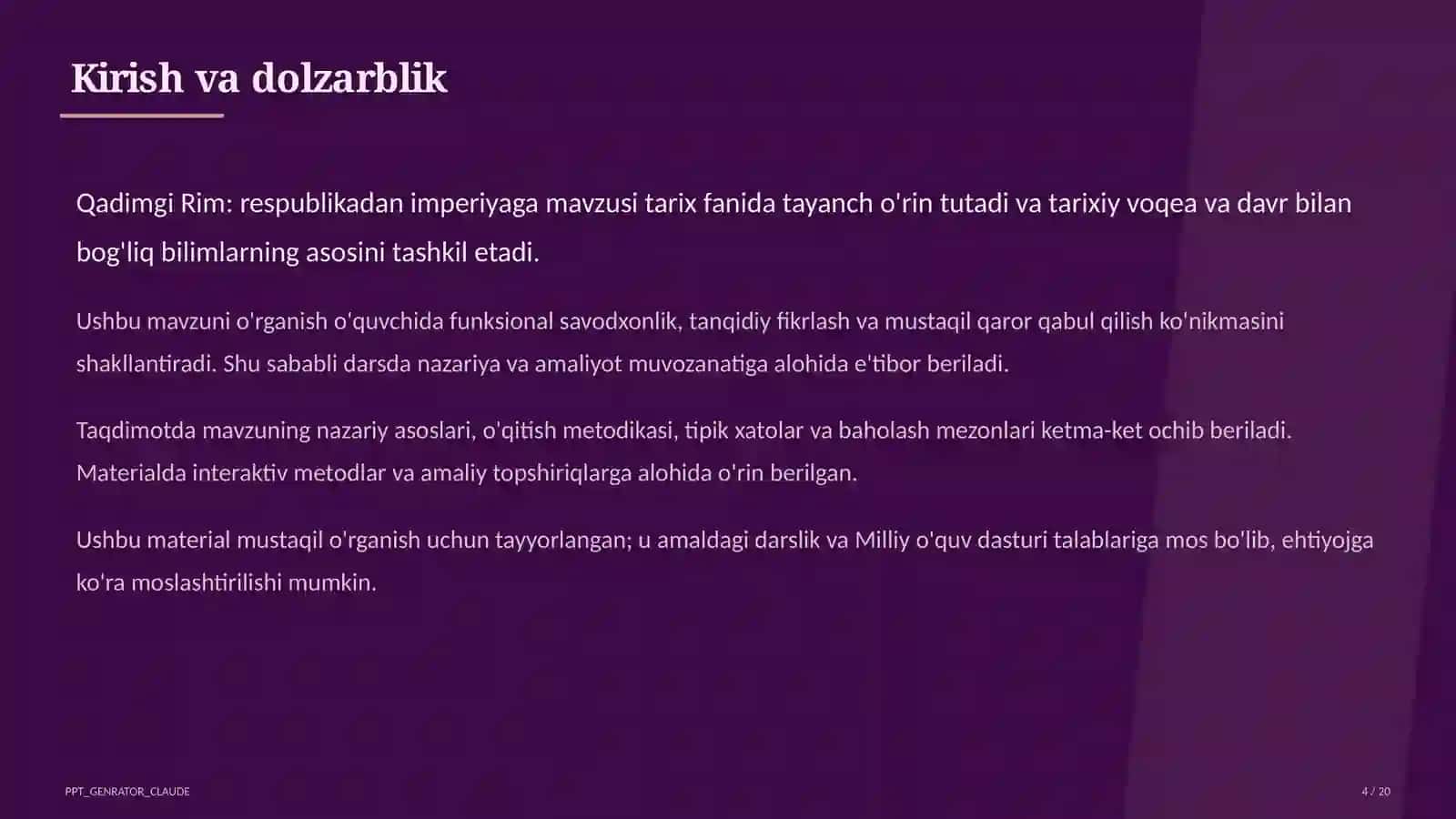 Qadimgi Rim: respublikadan imperiyaga (6-sinf) 4