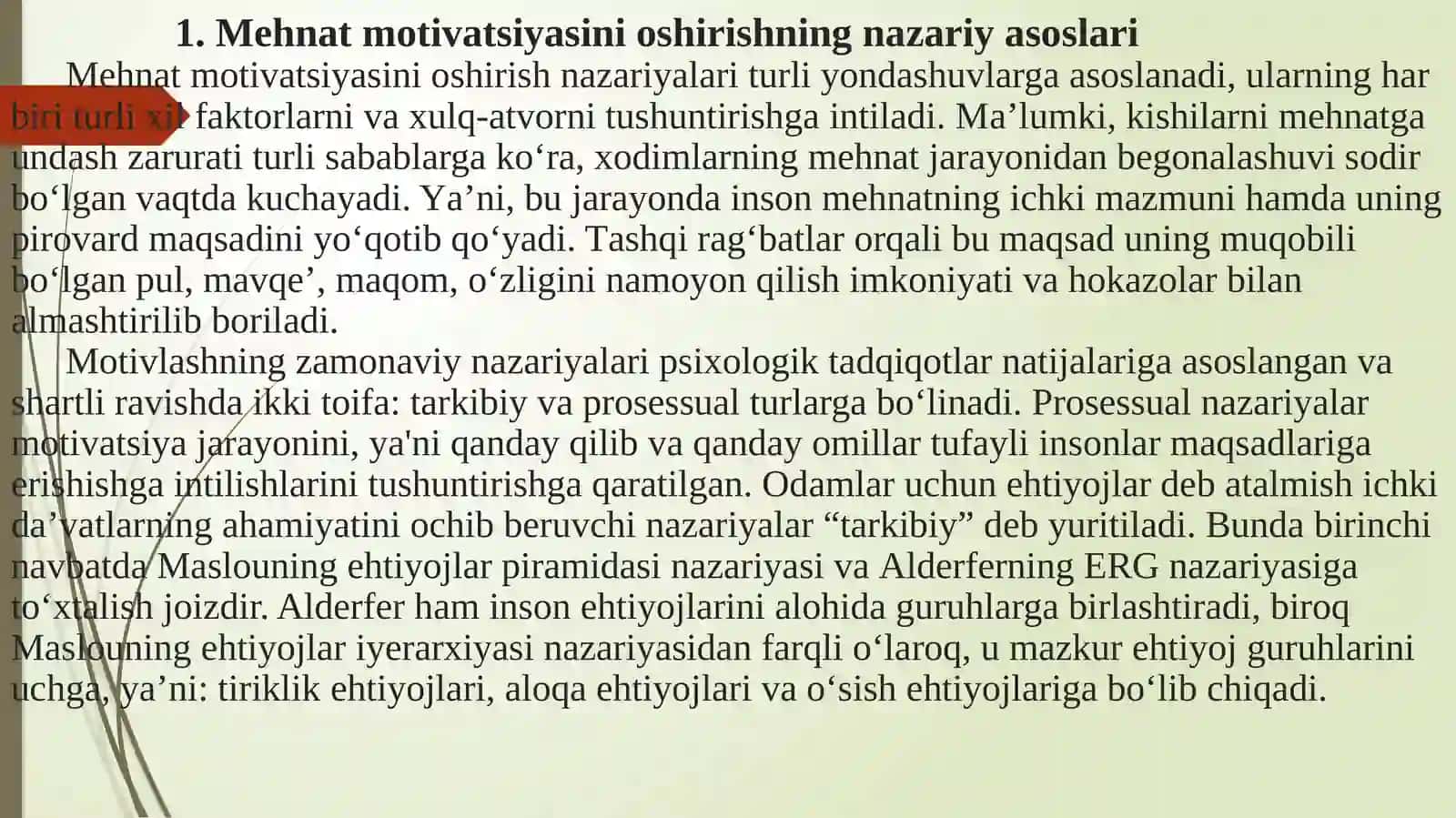 Mutaxassislarning mehnat motivatsiyasini oshirish metodlari 4