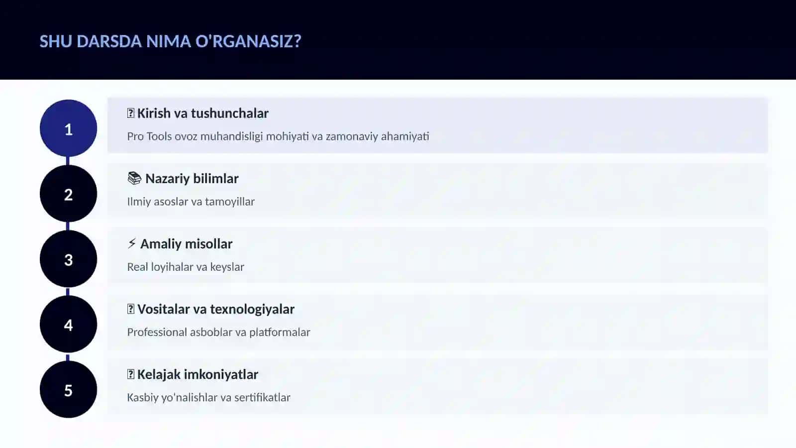 Pro Tools ovoz muhandisligi 4