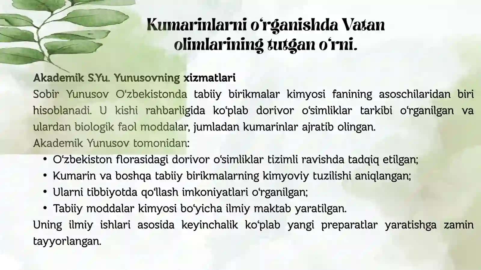 Kumarinlar BIOSINTEZI 4