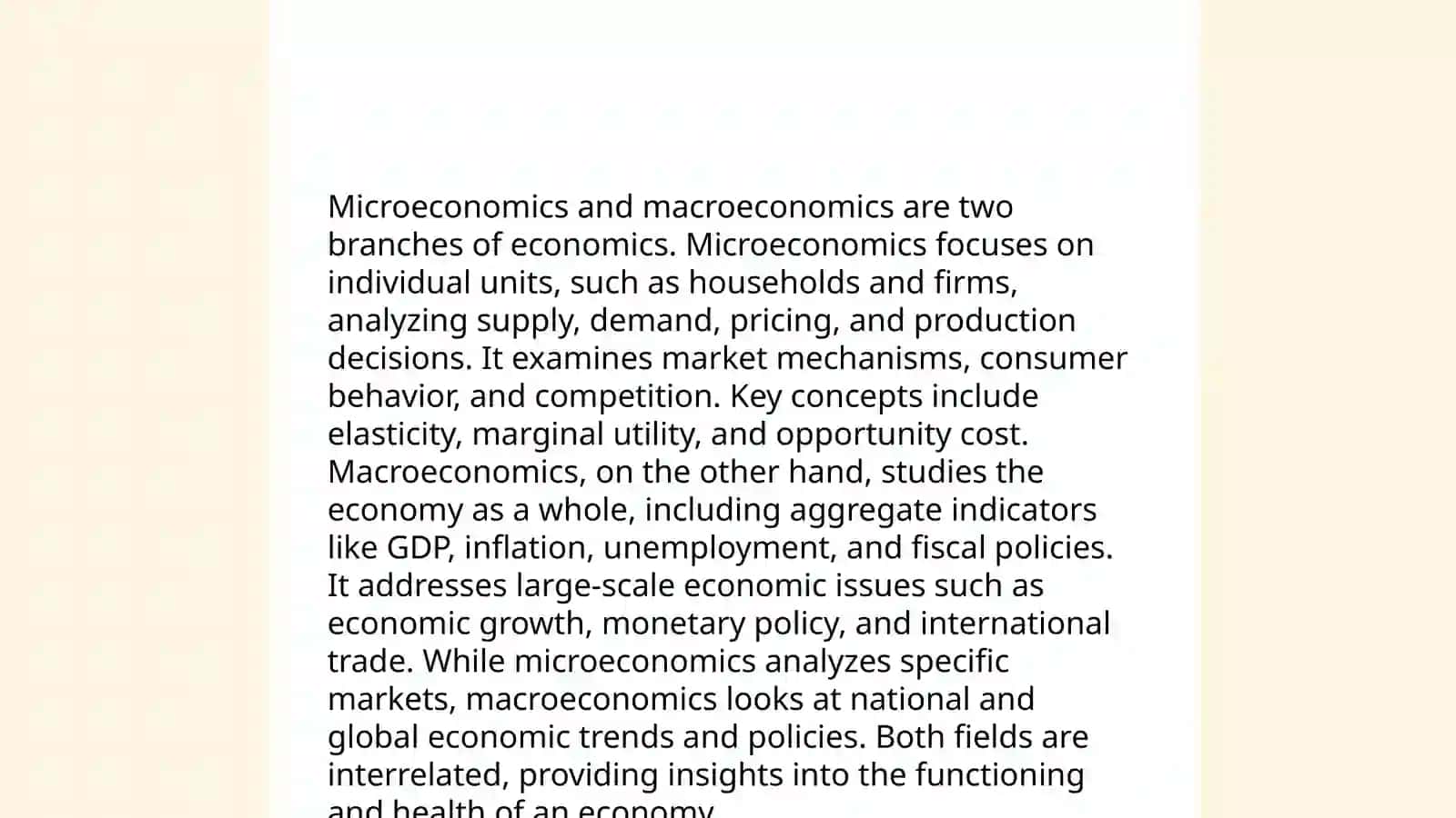Introduction to economics 4