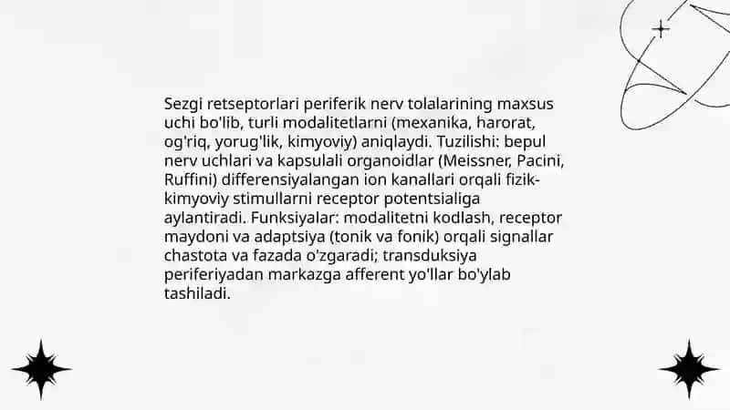 Sezgilar haqida umumiy tushuncha va uning nerv-fiziologik asoslari 4