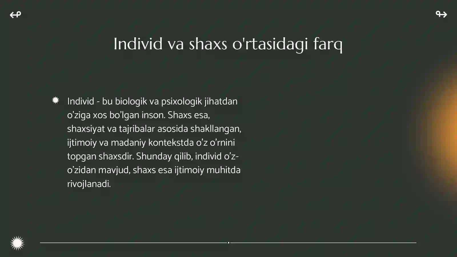 Individ, Shaxs, Individualik Tushunchalari 4