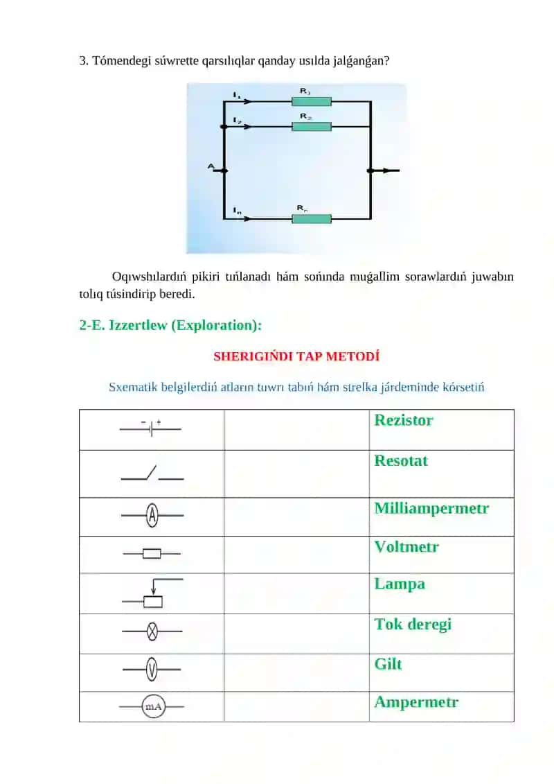 Fizika páni oqıtıwshısı 4