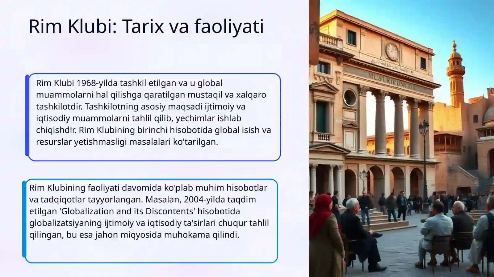 GLOBAL MUAMMOLARNING MEZONLARI VA DARAJALARI: RIM KLUBI TAJRIBASI VA STRATEGIYALARI 4
