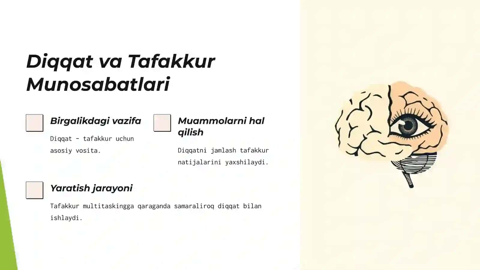 Diqqat va Tafakkur Asosiy Ko'nikmalar 4