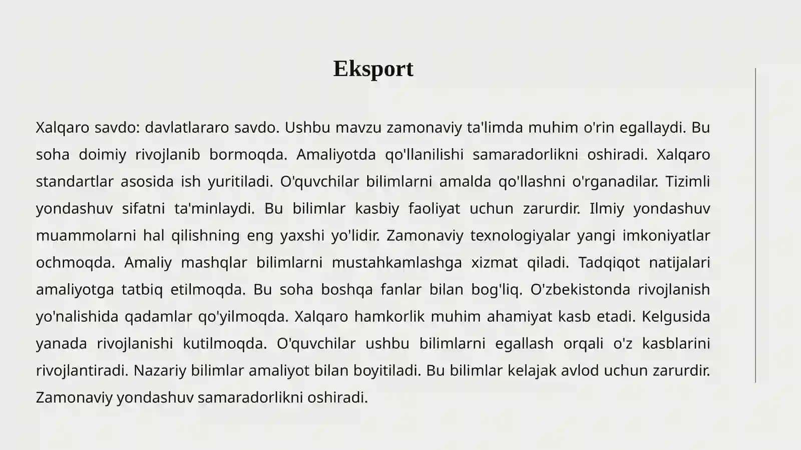 Global biznes tushunchasi 4