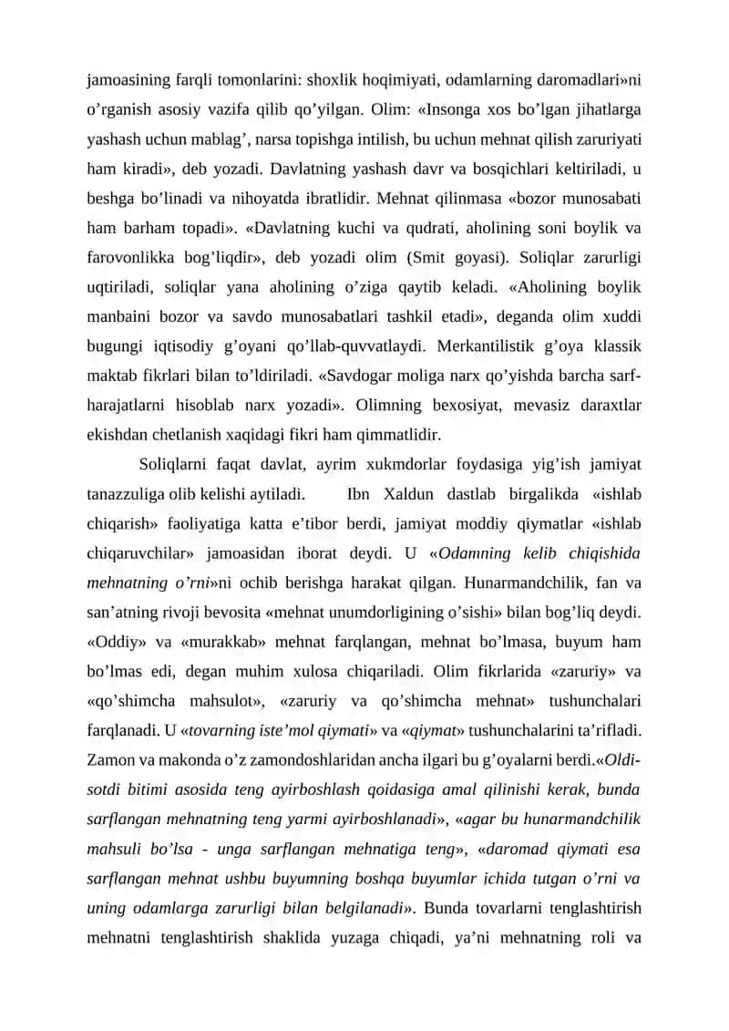 O'rta Osiyodagi Temuriylar davrigacha bo'lgan iqtisodiy g'oyalar 4