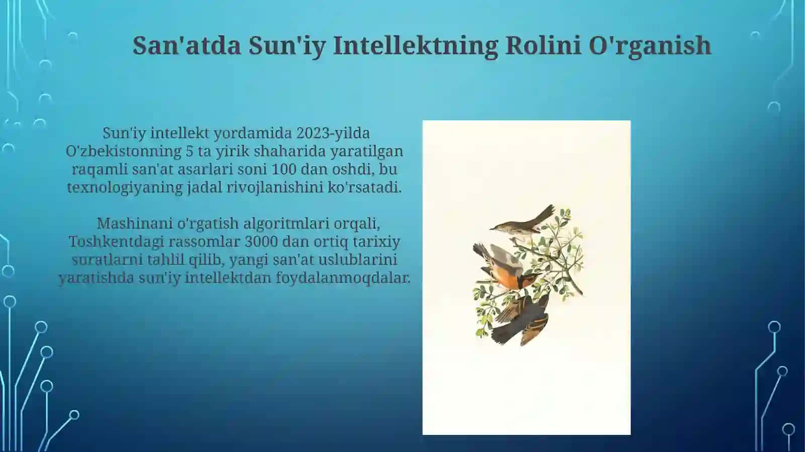 San'at Texnologiya va Ijodkorlik Fanlarining Manbalarining Tizimi 4