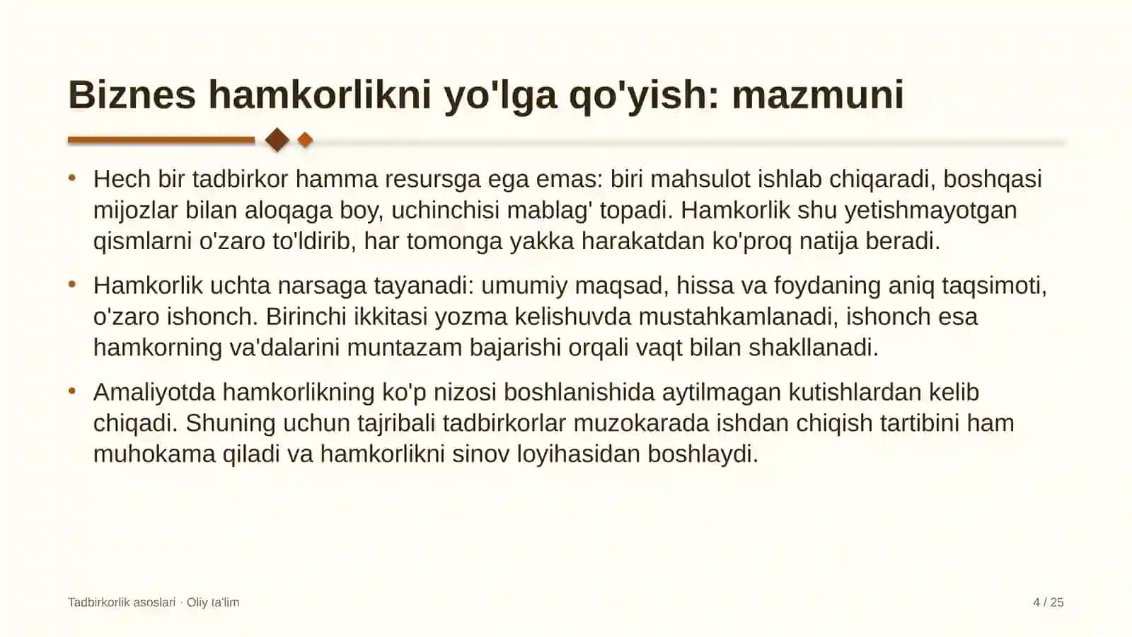 Arxitektura byurolarida biznes hamkorlikni yo'lga qo'yish 4