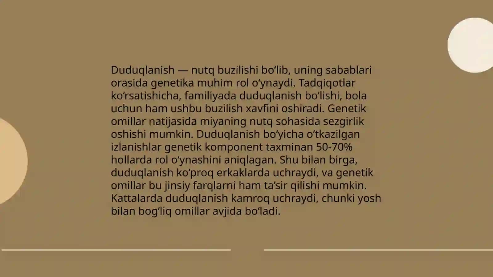 Duduqlanish tabiati xarakteri xususida zamonaviy nuqtai nazar 4
