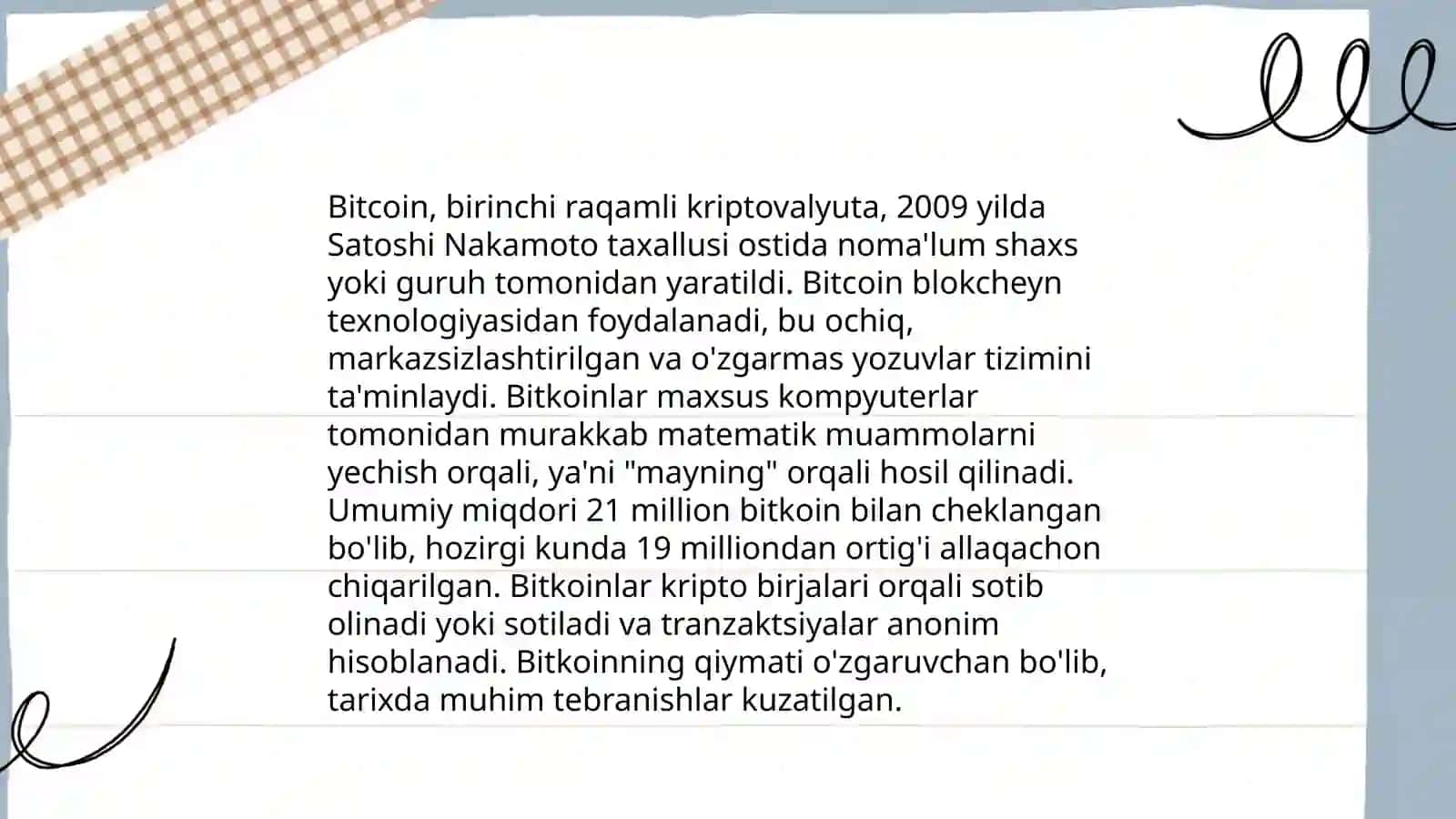 Kriptovalyuta va bitkoin 4