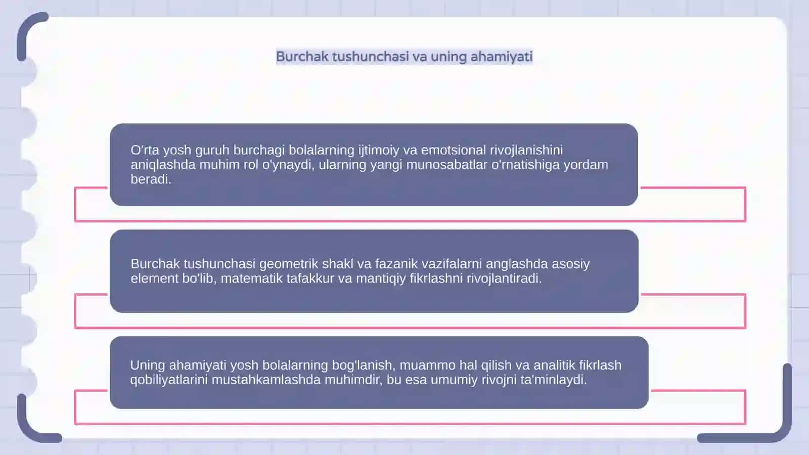 O'rta yosh guruh burchagi va uning mohiyati 4