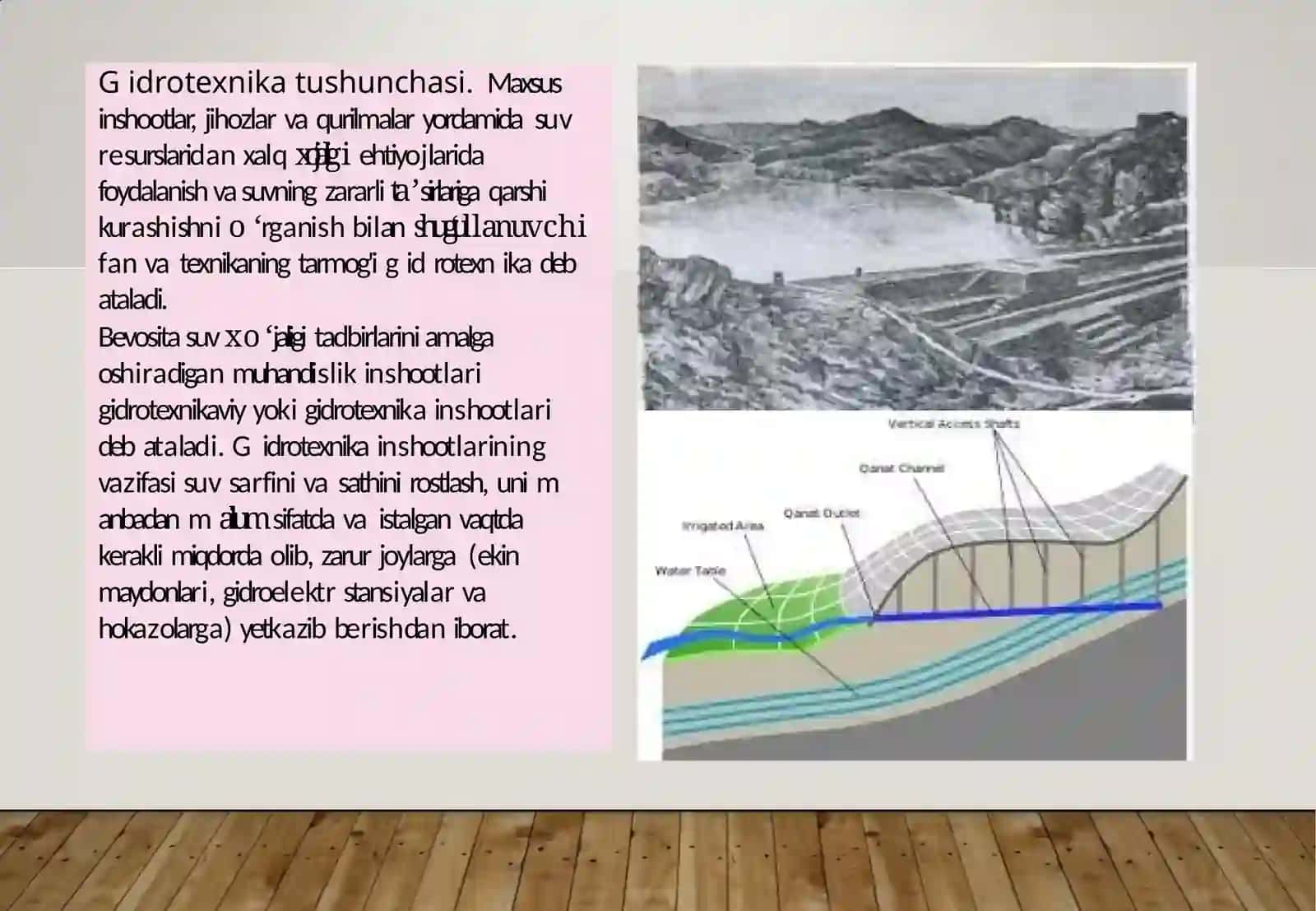 Gidrotexnika inshootlari davlat kadastrini yuritish 4