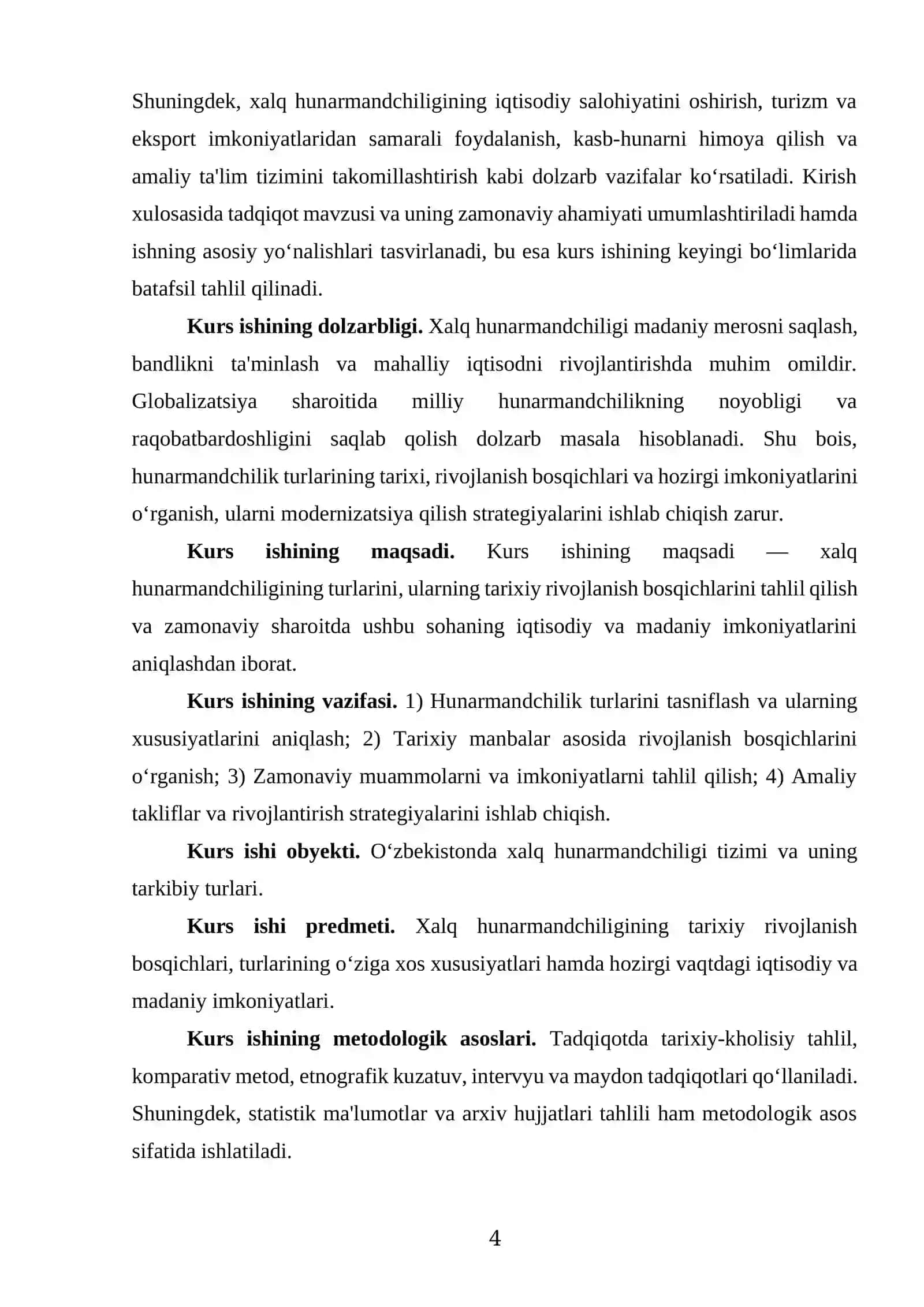 XALQ HUNARMANDCHILIK TURLARI UNING TARIXI RIVOJLANISH BOSQICHLARI VA HOZIRGI VAQTDAIMKONIYATLARI 4