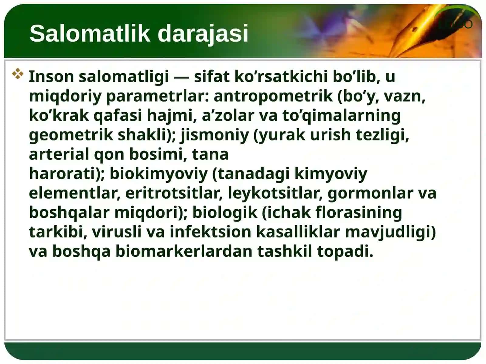 Salomatlikdarajasinianiqlash 4