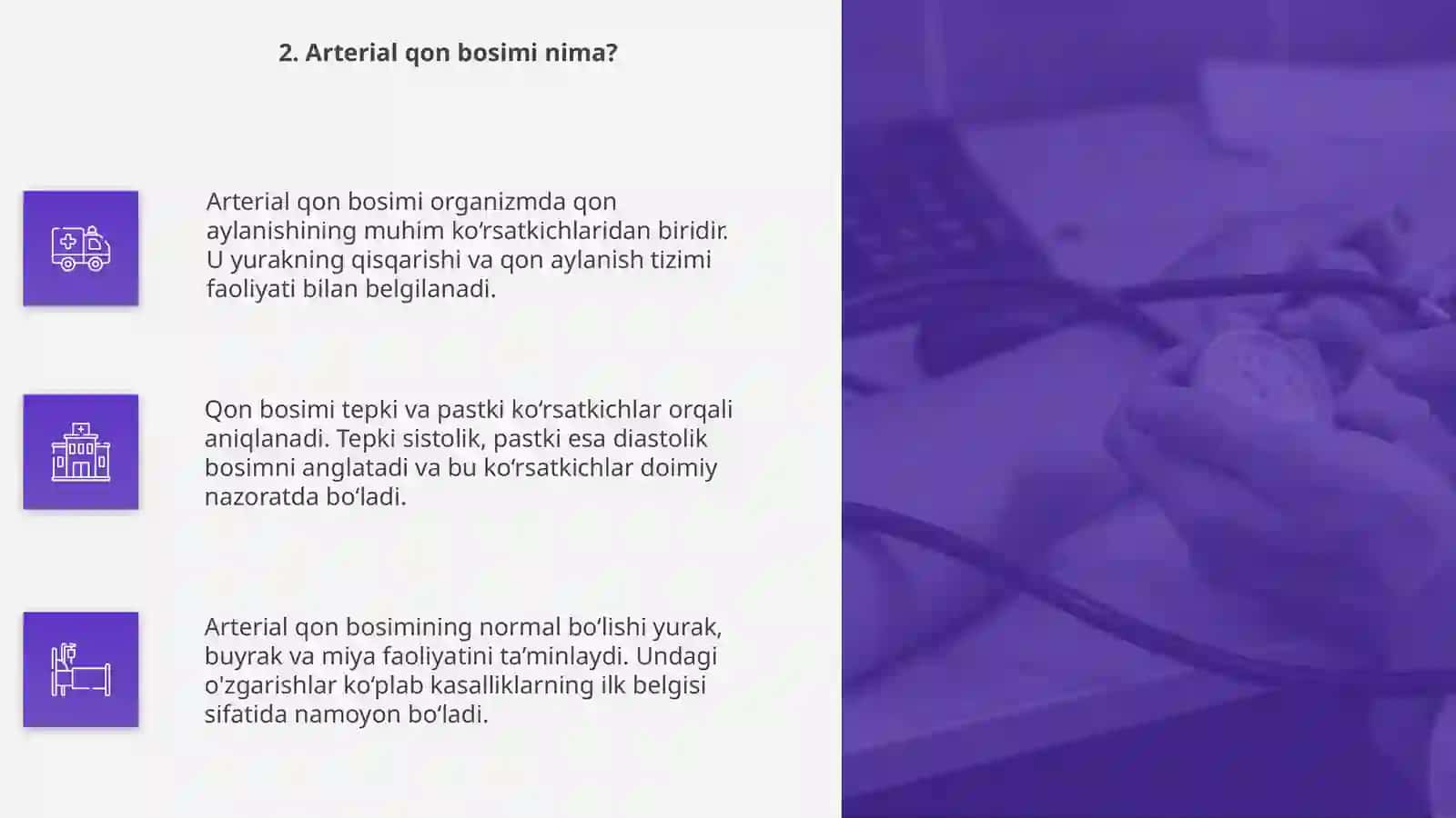 Arterial qon bosimi va periferik pulsni tibbiyotda ahamiyati 4