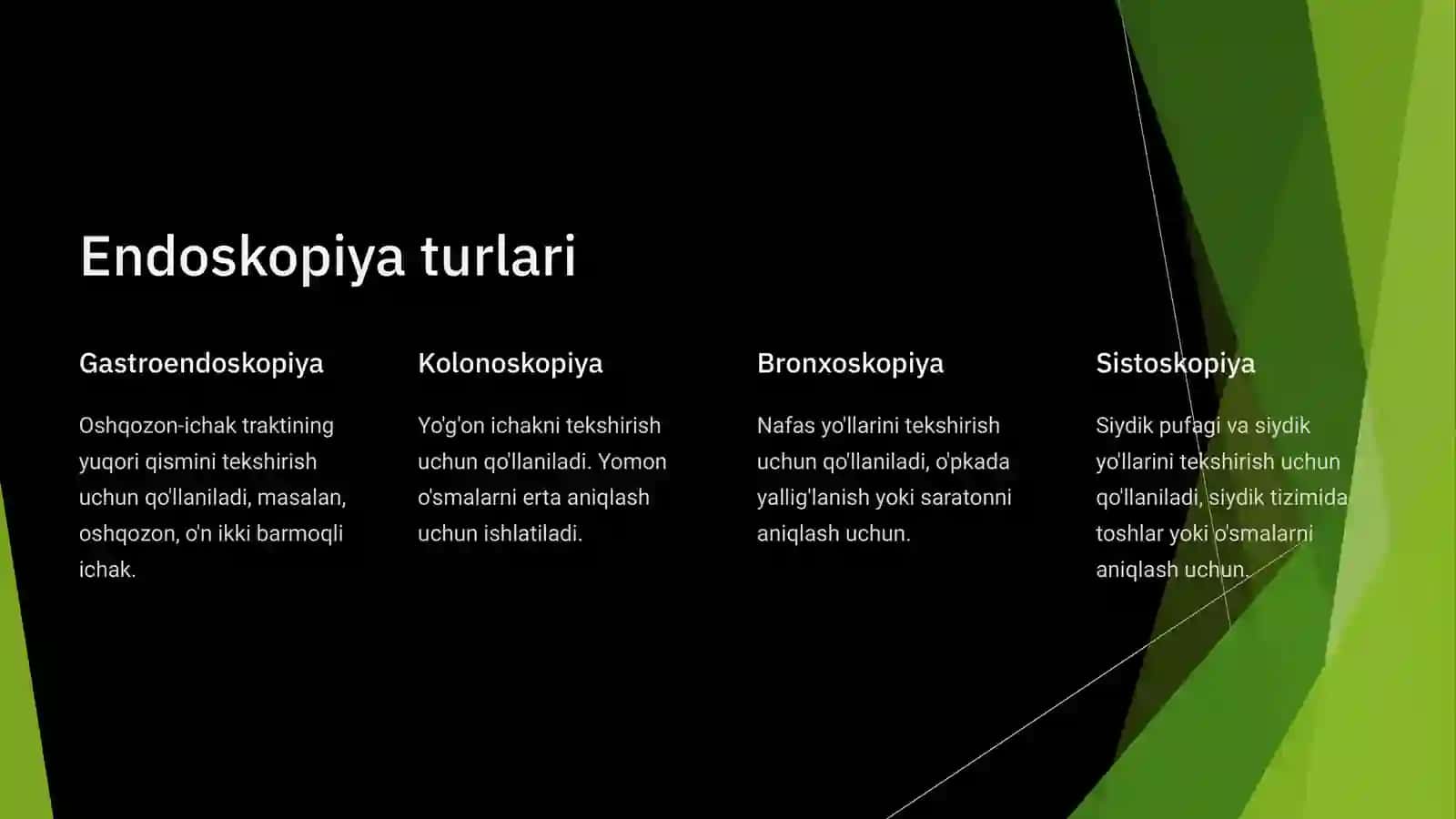 Tibbiyotda endoskopik usullarning qo’llanishi 4