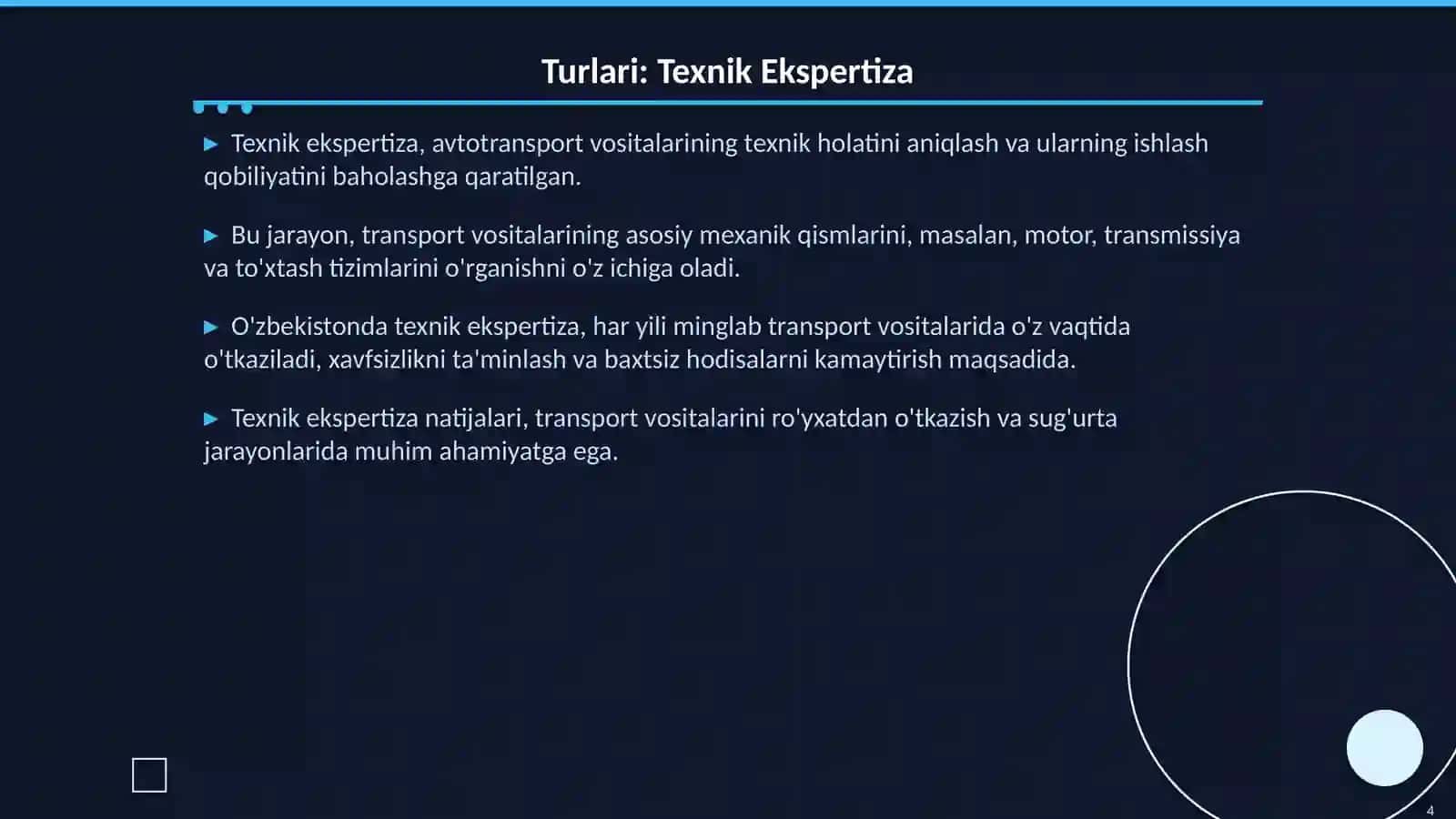 Avtotransport Ekspertiza Turlari: O'zbekistonda Amaliyot 4