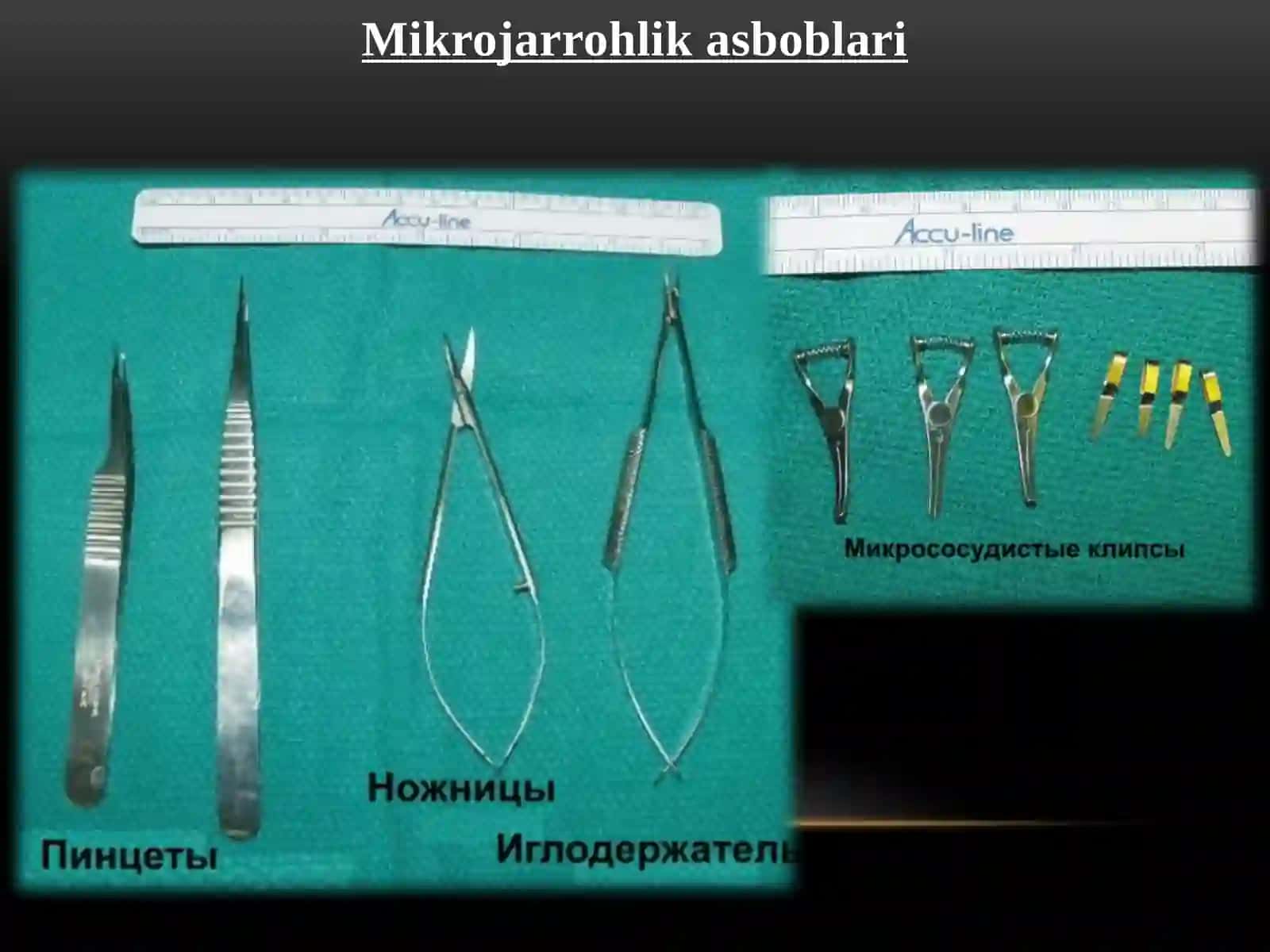 Mikroxirurgiya usullarini qo‘llab Yuz jag‘ sohasi nuqson va shakl buzilishlarini plastikasi. Yuz to‘qimalari transplantatsiyasi. Mikroxirurgiya usullarini qo‘llab Yuz jag‘ sohasi nuqson va shakl buzilishlarini plastikasi. Yuz to‘qimalari transplantatsiyasi. 4