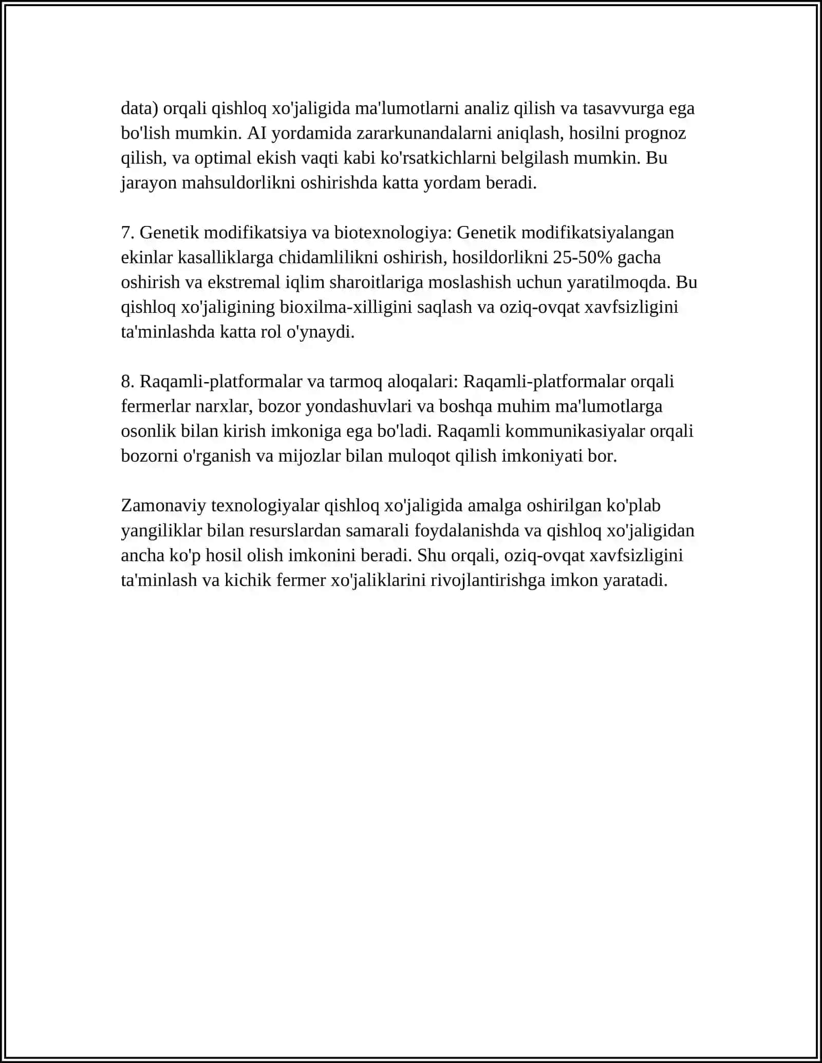 KESISH ISHLARINI ZAMONAVIY TEXNOLOGIYALAR ASOSIDA TASHKIL ETISH 4