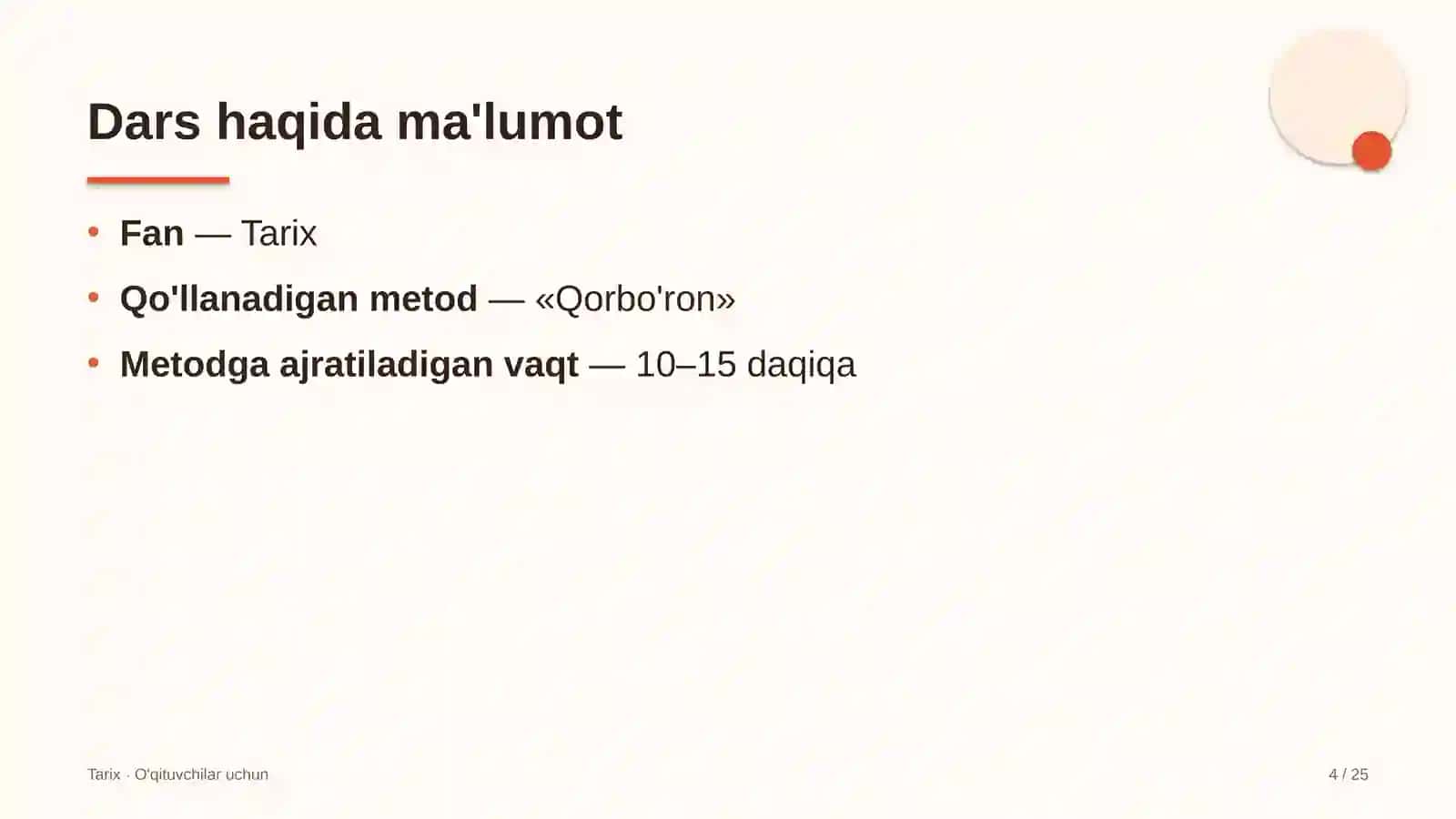 tarix darslarida qorbo'ron metodidan foydalanish 7259 4