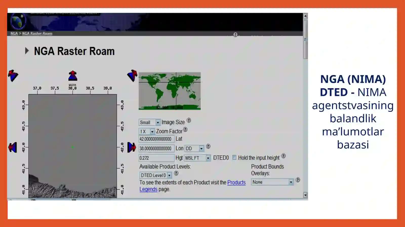 Global Mapper dasturixaqidama`lumotlar 4