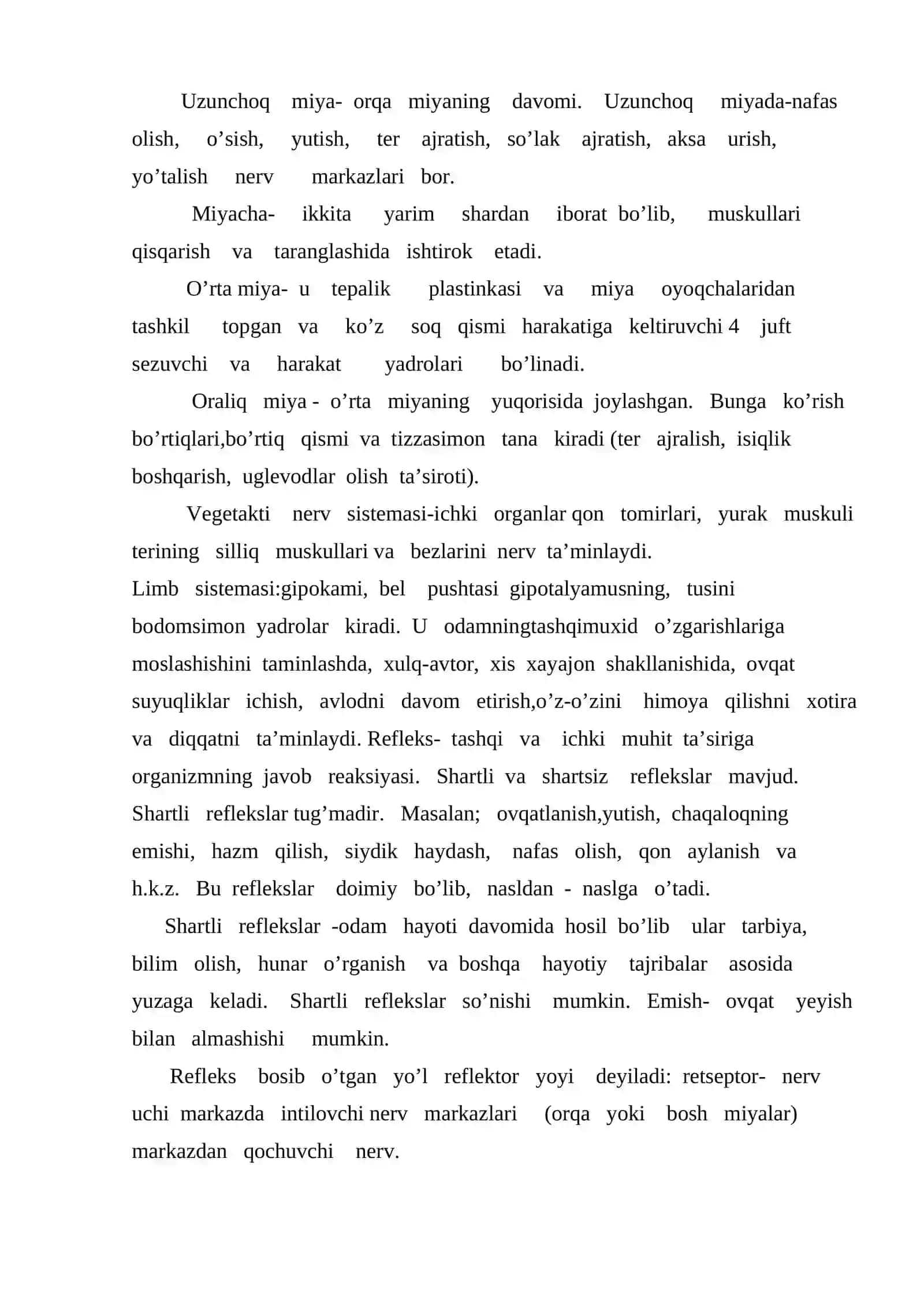 Bolalar asab tizimi va oliy nerv faoliyatining yosh xususiyatlari 4