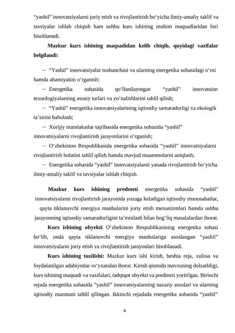 Energetika sohasida "yashil" innovatsiyalarni rivojlantirish 4