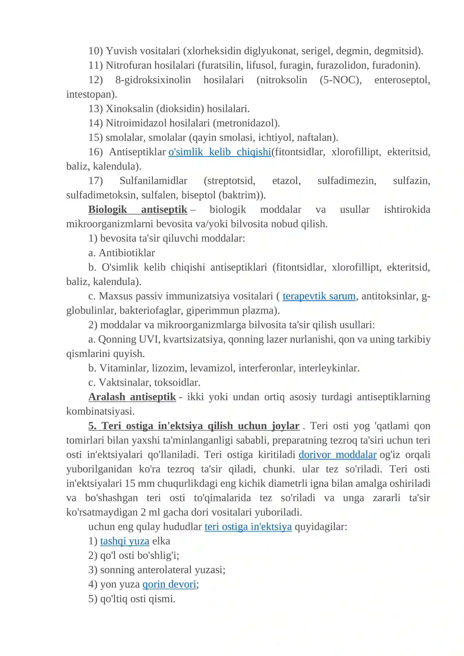 ASEPTIKA VA ANTISEPTIKA TAMOYILLARI 4