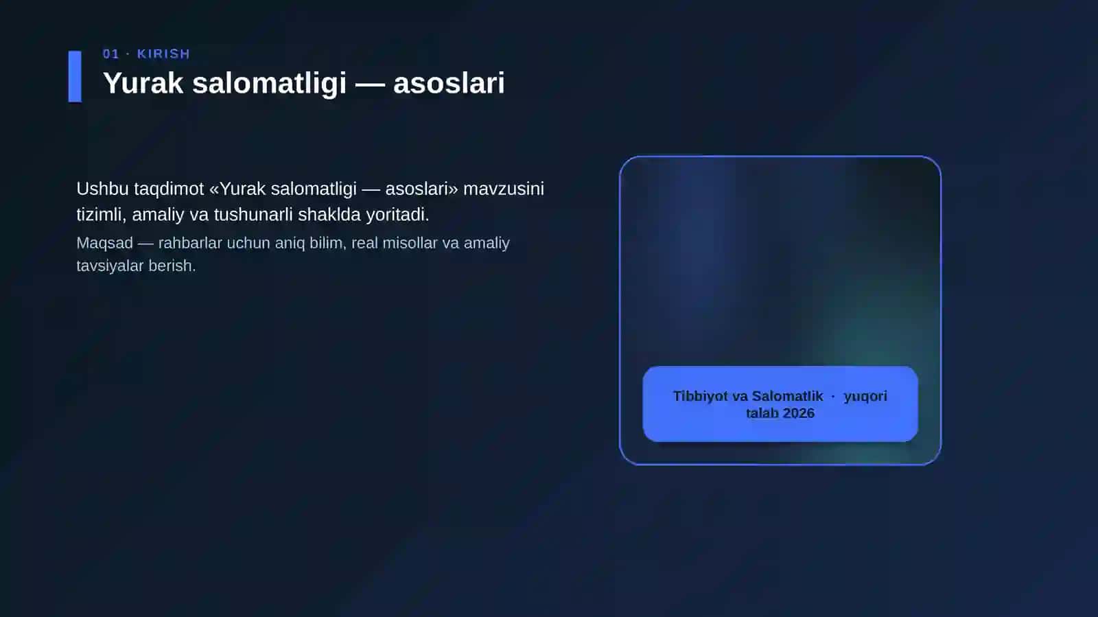 Yurak salomatligi — asoslari 4