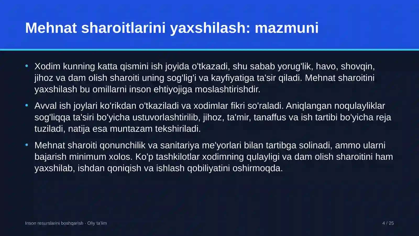 dorivor o'simliklar yetishtirishda mehnat sharoitlarini yaxshilash 8681 4