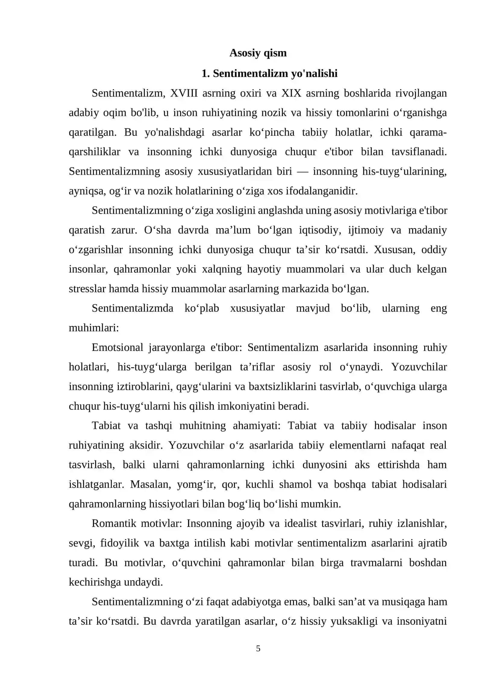 “YOSH VERTERNING IZTIROBLARI” SENTIMENTAL ASAR SIFATIDA 4
