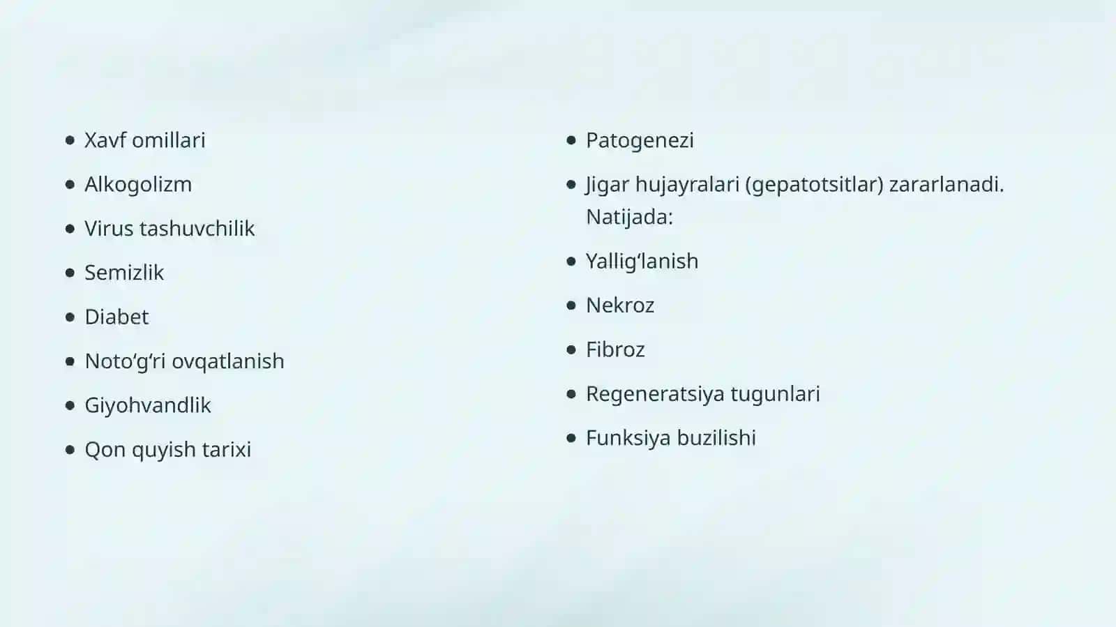 Jigar kasalliklari 4