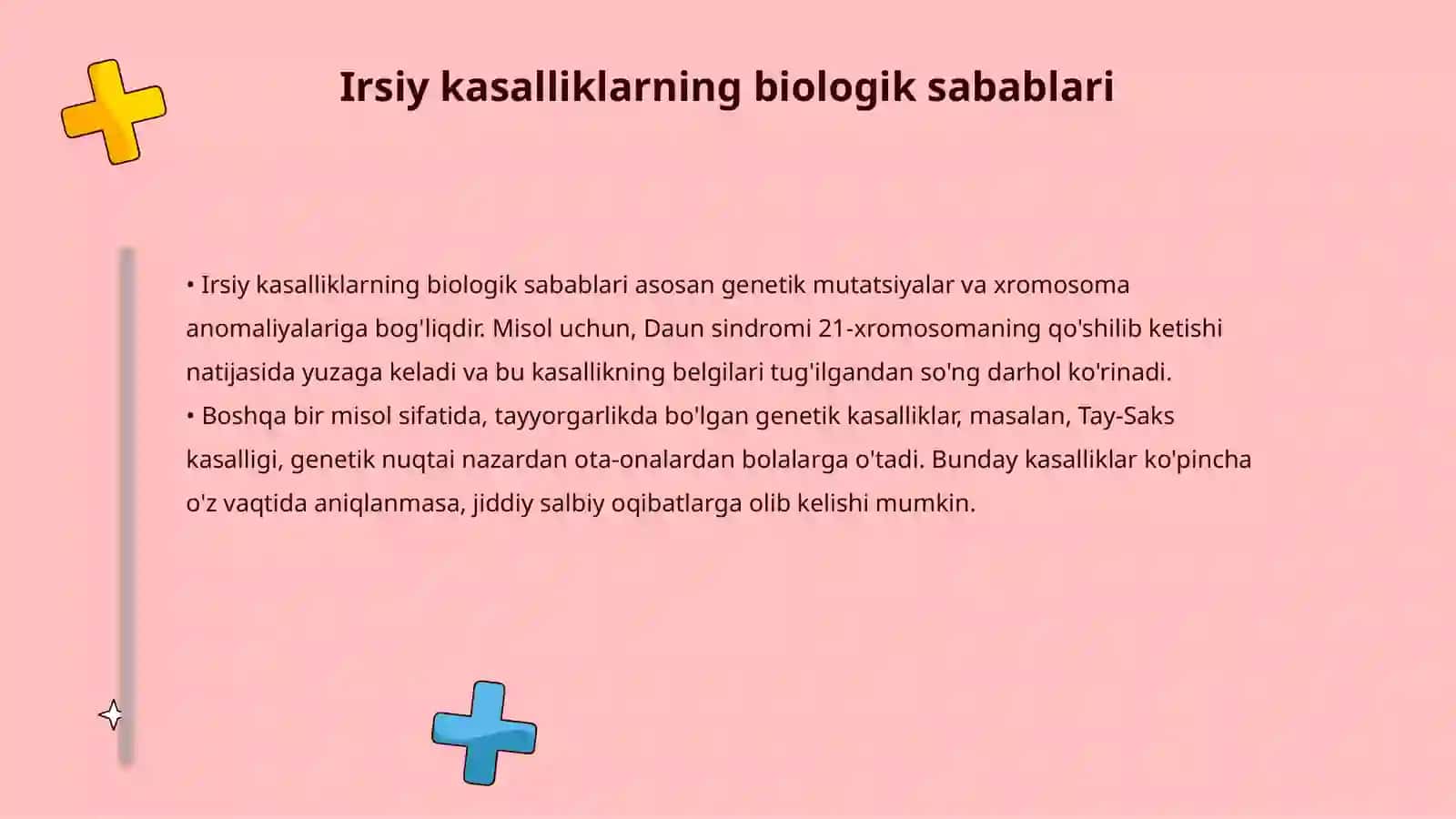 Irsiy kasalliklarni sababllari va turlari 4