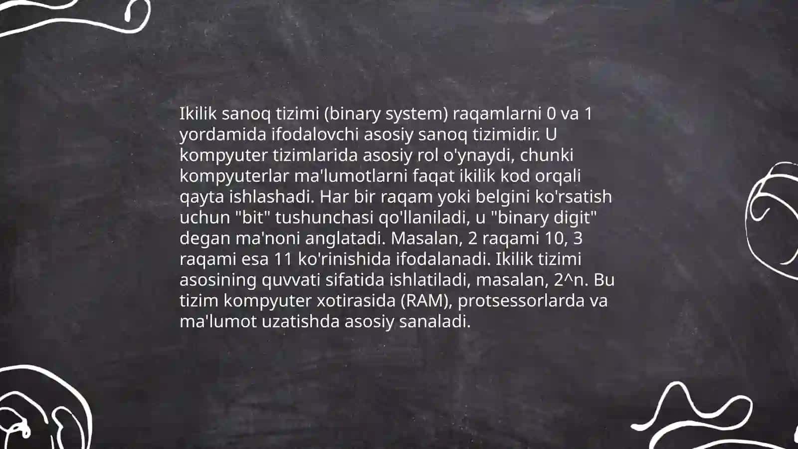 Sanoq sistemalri 4