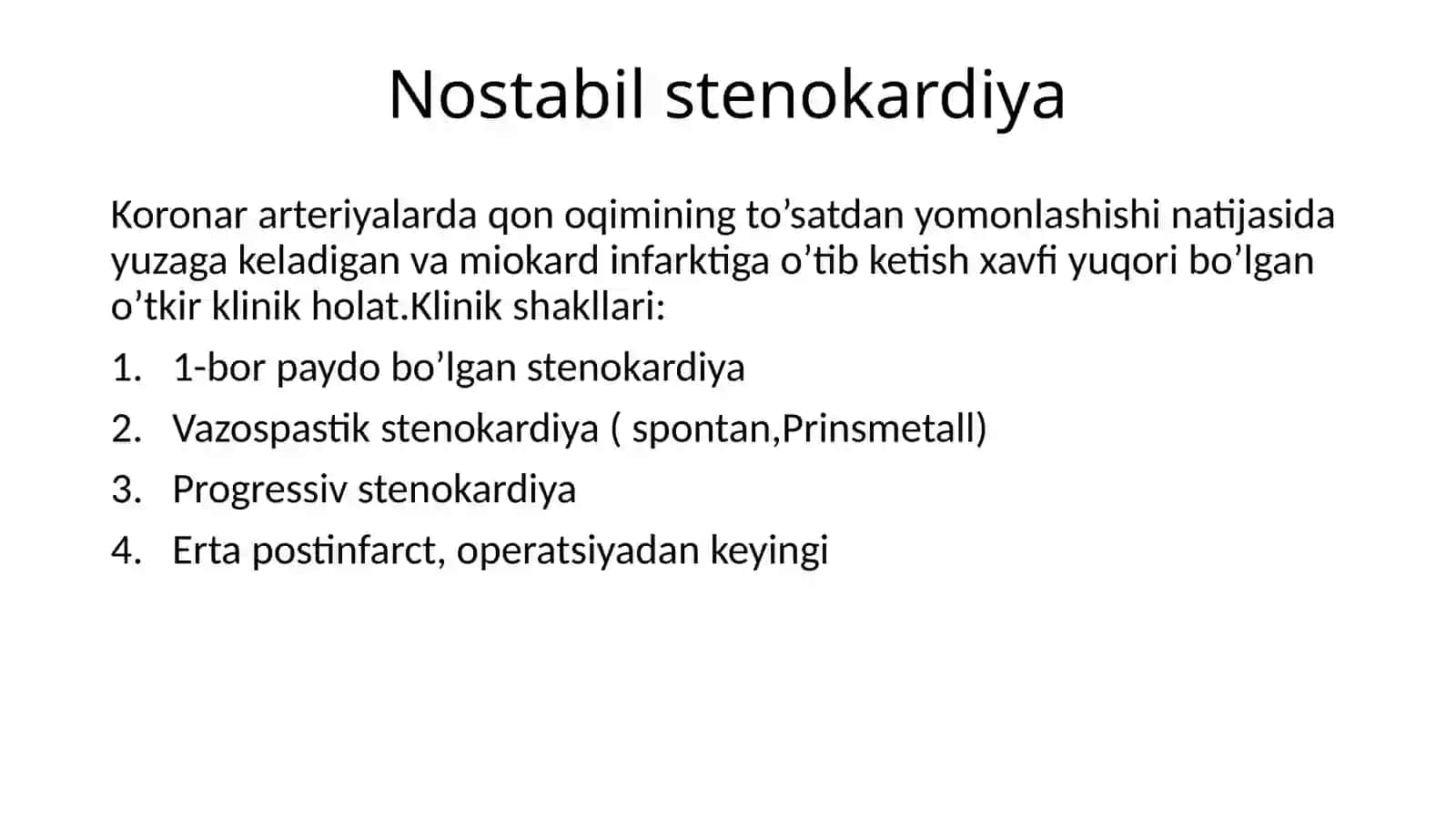 O’tkir Koronar Sindrom 4