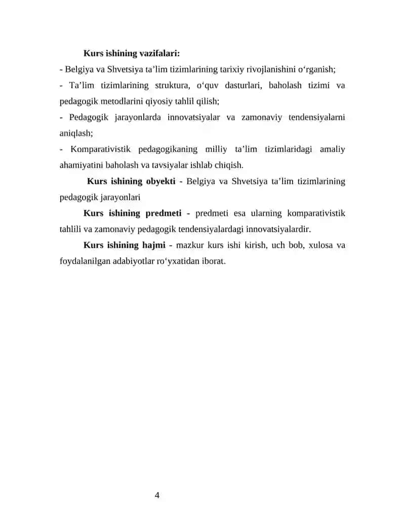 Belgiya va Shvetsiya Davlatlari Ta'lim Tizimiga Komparativistik Tahlil 4