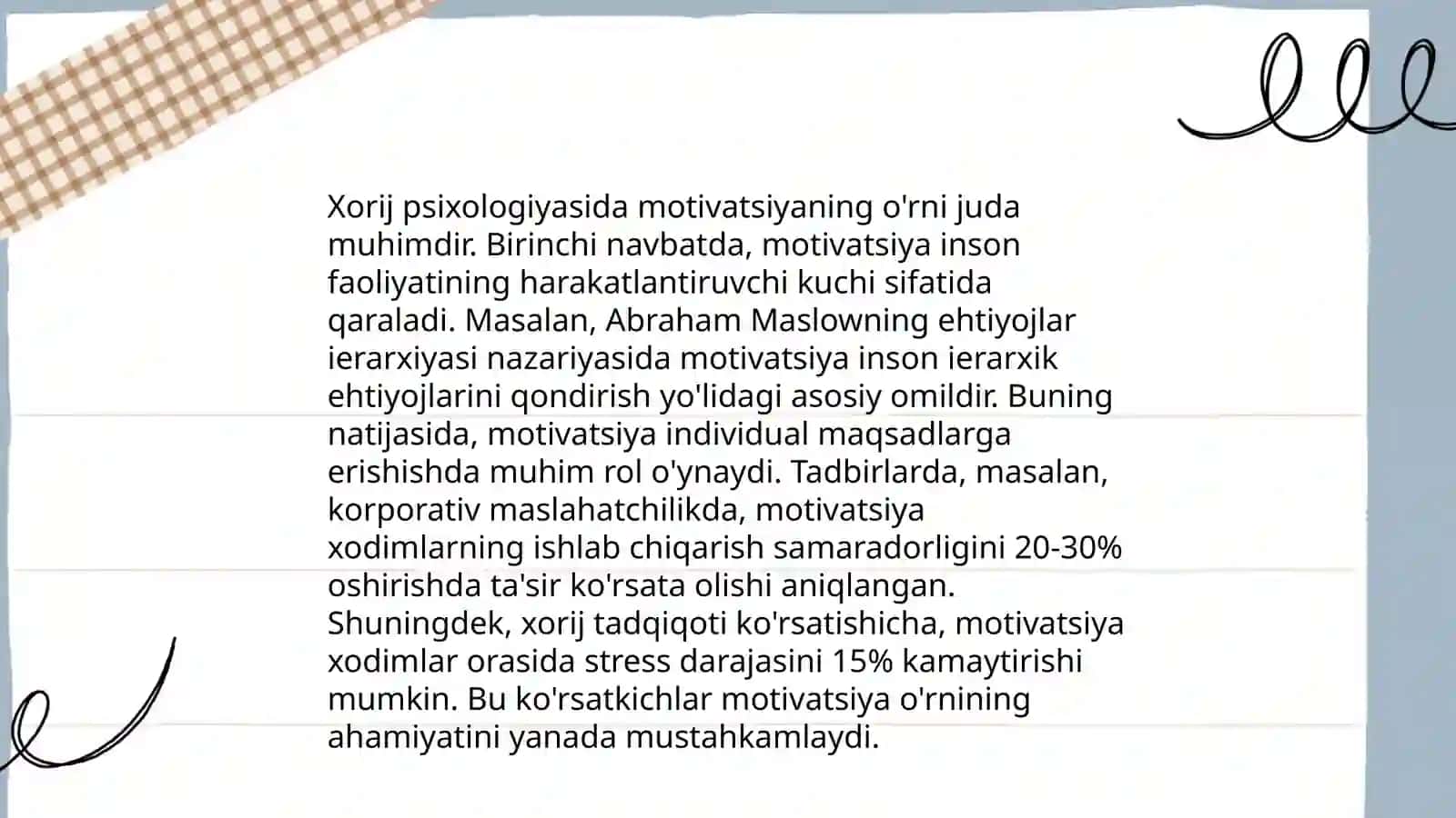 Faoliyatning o'zlashtirilishi va malakalarni egallash 4