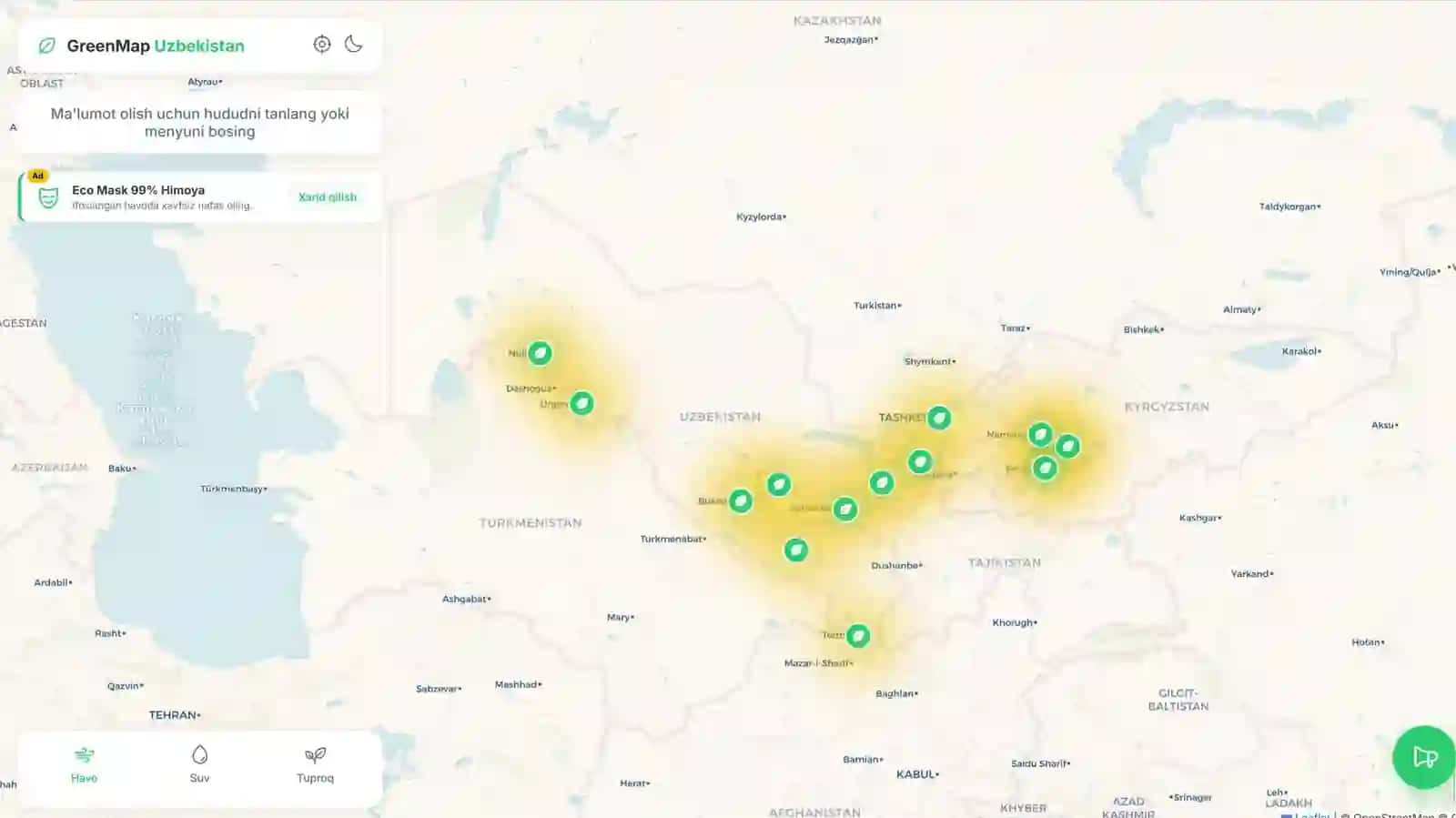 Green Map Uzbekistan 4