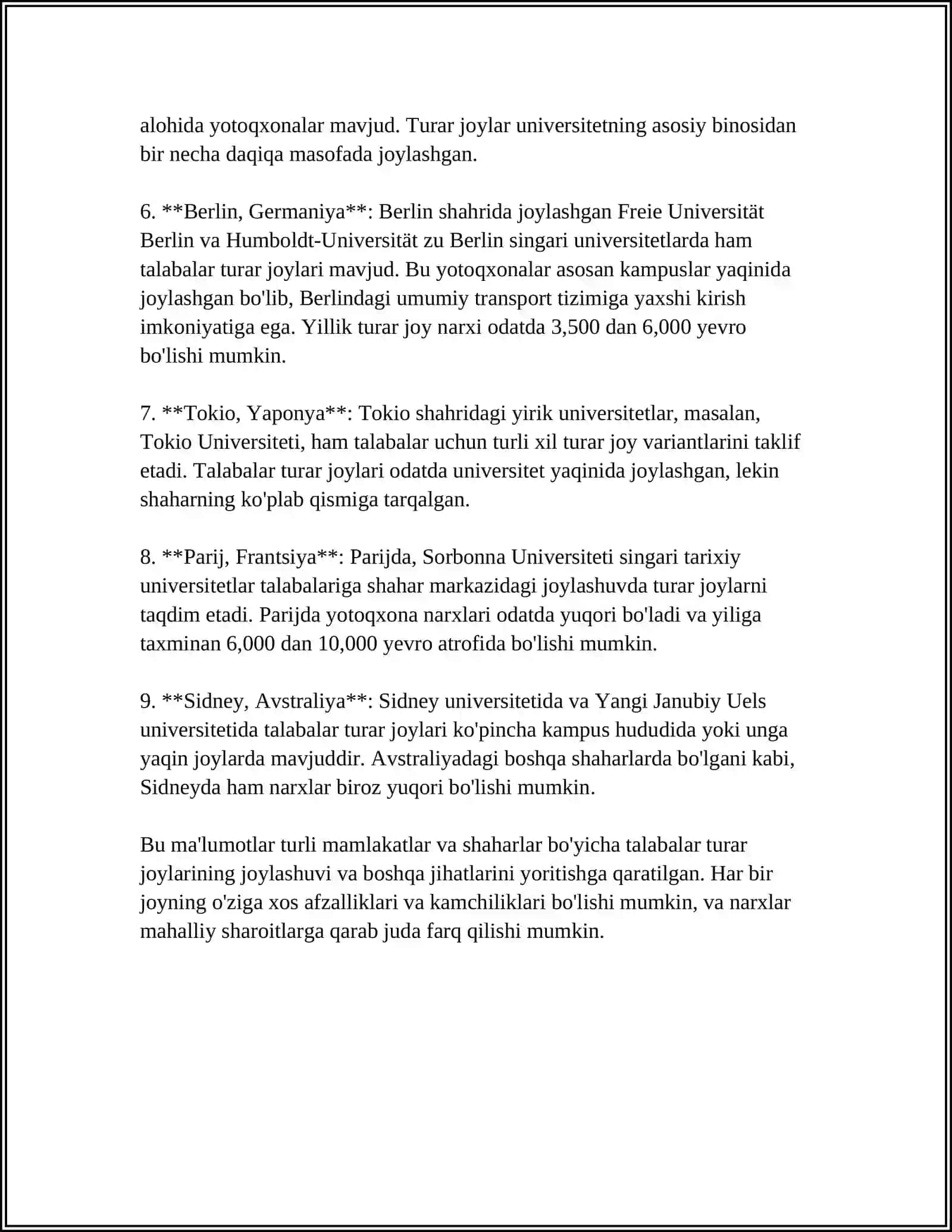 TALABALAR TURAR JOYI 4